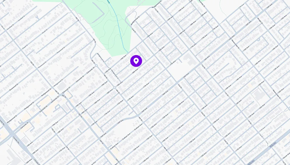 Map of the Grand Prize #4 home location in Burnaby, BC
