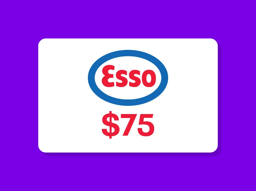 $75 Esso gas card